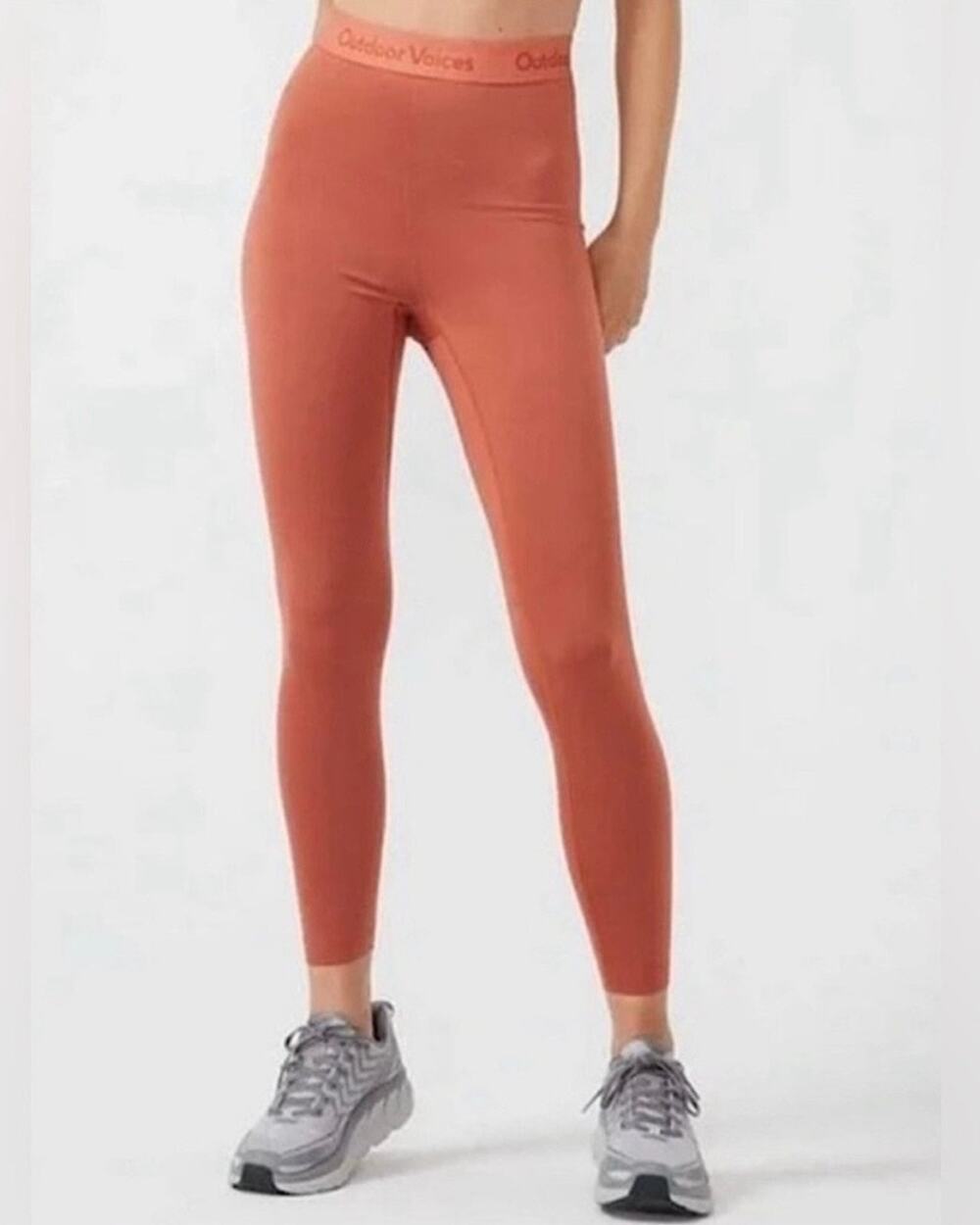 NWT Outdoor Voices Smooth 7/8 Legging in Russet Coral Women’s Small